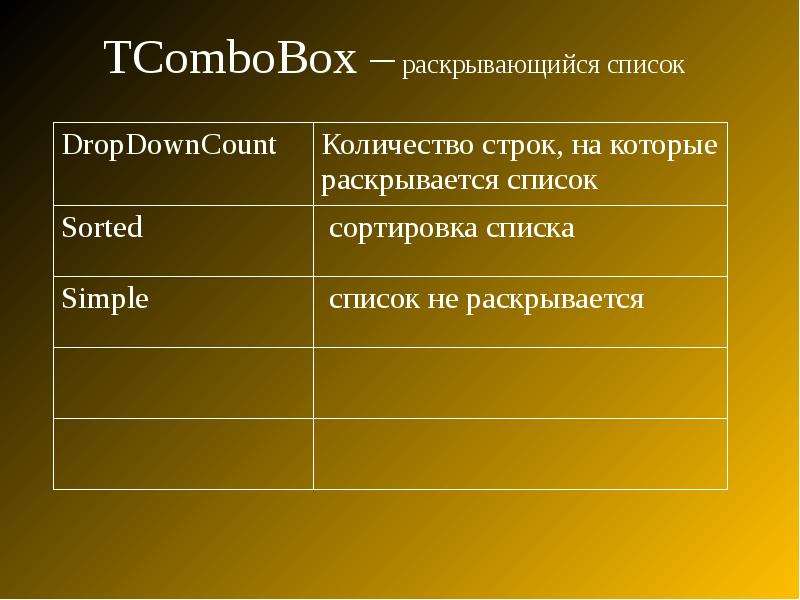 Текстовой компонент