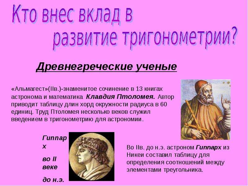 История тригонометрии картинки