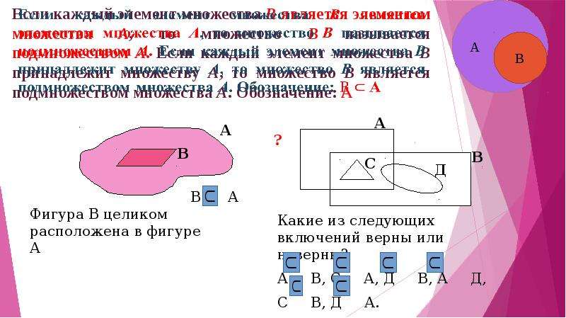 Обеспечивается множественным выбором из элементов множества вводом текста с клавиатуры