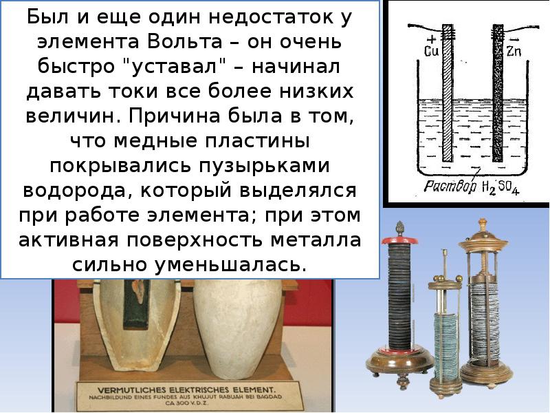 Элемент вольта схема